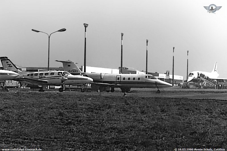 YU-BMG_C-441_D-CARX_Learjet-55-Concorde_TU-134A_B727_D-ABKM_LEJ-18.03.1986_A-Schulz_02_W.jpg