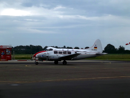 De Havilland DH-104 Dove 8  D-INKA (LTU Traditions Flugzeug op. by. TFC Airlebnis Reise & Event GmbH).JPG